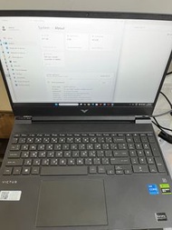 95% new HP Victus gaming Laptop i5-12450H + RTX 2050 + 16GB +512GB 15.6”