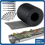 XUESHANN Gutter Leaf Prevention, Plastic 15cm×6m Mesh Guard,  Anti-Falling  Mesh Strainer Filter Fro