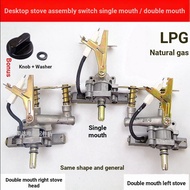 Kitchen Tabletop Gas Stove Accessories Lighting Switch Gas Stove Electronic Igniter Assembly Valve L