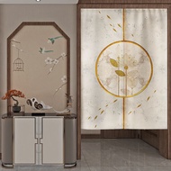 HY-8 Chinese Style Door Curtain and Partition Curtain Entry Door Head Hanging Curtain Living Room Entrance Screen Long C