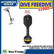 AM-8 Stick Aluminum Arm Extend Sea Frogs Camera Ball To YS 3Inch 7cm Seafrogs Accessories Underwater