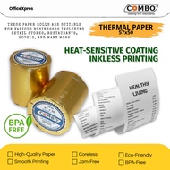 Kertas Struk Kasir / Kertas Thermal 57x47 / Kertas Kasir Roll 57x48 Combo / Kertas SPBU / Kertas The