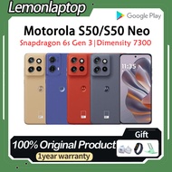 【Global Rom】Motorola S50 Neo Snapdragon 6s Gen 3 Motorola S50 Dimensity 7300 Dual SIM Motorola Phone