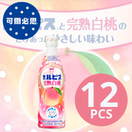 CALPIS - 可爾必思乳酸菌濃縮飲料 完熟白桃味 470ml x 12 [原箱優惠]