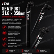 ITM Seatpost 31.6 x 350mm Alloy – Lightweight Performance Seatpost