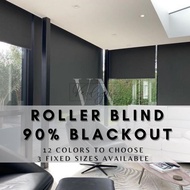 (𝓥𝓔𝓡𝓓𝓘𝓖𝓡𝓘𝓢) Roller Blind 90% UV Sunshade - Blind for outdoor & indoor Semi Blackout Blind Indoor Out