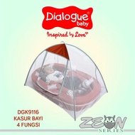 Dialogue Baby Zeon DGK9116 Kasur Sofa Kelambu Anak Bayi Bantal Guling
