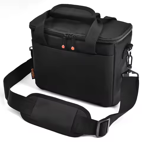 FOSOTO Camera Bag Fashion Shoulder Bag Waterproof Camera Case Photo Bags For Nikon Canon Sony DSLR C