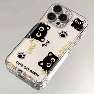 Cute Black Cat Phone Case For Redmi A5 A4 5G A3X A3 A2 A1 Plus 8 8A 7 7A 6 Pro 6A 5A 4 4X Turbo 4 3 
