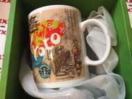 絕版 全新 日本 星巴克 Starbucks 舊版 京都 Kyoto city mug 城市杯 陶瓷 非 東京 櫻花