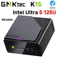 GMKtec K15 Intel Core Ultra 5 125U Mini PC Windows 11 Pro DDR5 M.2 2280 SSD WIFI6E BT5.2 Dual 2.5G L