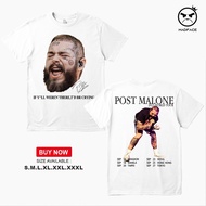 π T-shirt Post Malone September 18 2023 World Tour Concert Manila Support Tee Cotton Thick Cloth S
