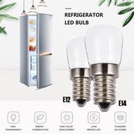 HOME WI E14/E12 Mini LED Fridge Light Bulb 110V-260V / DC12V / DC24V Refrigerator Cabinet Kitchen Room Indoor Night Lights White/Warm White Replace Halogen Light