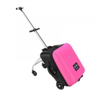 全城熱賣 - [家庭旅遊必備][TSA海關鎖] [萬向靜音輪] 兒童懶人行李箱 粉紅色