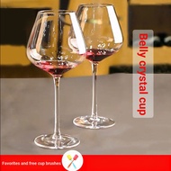 ((Upside Down Goblet Holder) Crystal Red Wine Glass Goblet High-End Household Set Large Big Belly Eu