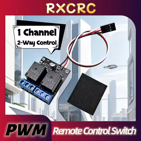 Remote control RXC PWM blackboard dual-channel relay,one-channel 2-way control for electronic switch