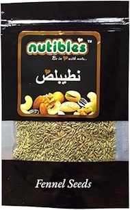 Nutribles Premium Organic Saunf (Fennel Seeds) - Aromatic and Flavorful, 250g Pack for Culinary Deli