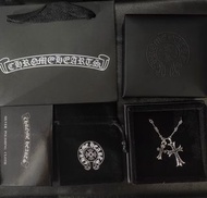Chrome hearts 克羅心字母環大小十字架項鍊