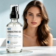 120ml Face Conductive Gel – for Skincare Devices, Hydrating & Silky, with Hyaluronic Acid & Aloe Ver