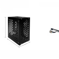 Mini Handheld Mini ITX Chassis Ultra Small Main Box Small 1U Power Computer Desktop Case Wind Coolin
