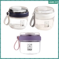 [lswbd] Salad Cup 650ml Yogurt Cup Cereal Cup Jars Oatmeal Storage Cup Oatmeal Container for Yogurt