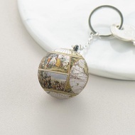 Pintoo Keychain 3D Puzzle - Antique World Map A2478