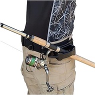 Fishing Belts Rod Holder,3rd Hand Belt,Fishing Wading Belt,Fishing Belts Outdoor Lure Fishing Essential Tool with 20pcs Soft Lure