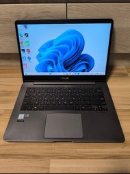 (win11+i5 7th)Asus UX430U laptop(14"FHD/win11/i5 7th/8g ram/256gb ssd/ms office/charger)