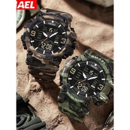 jam tangan lelaki men watch Jam tangan elektronik kalis air luaran SMAEL baru, sukan penyamaran, fes