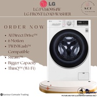 LG FV1409S4W 9KG Front Load Washing Machine Steam AI DD - FREE INSTALLATION