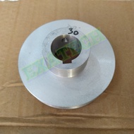 New Pulley Pully Puli A1 - 4 Inch As 30 Mm Pulley Alumunium As 30Mm