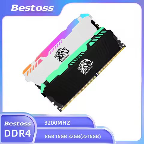 Bestoss Memory Ram ddr4 8GB16GB 32GB XMP 2.0 3200mhz 288pin 1.2V U-DIMM RGB Memoria for Diy Gaming C