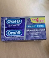 Oral-B 3D White 牙膏 4支裝