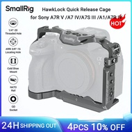 SmallRig A7 IV DSLR Camera HawkLock Quick Release Cage for Sony Alpha 7R V / Alpha 7 IV / Alpha 7S I