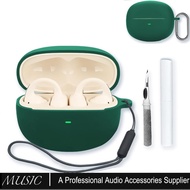 Case for Baseus AirGo AS01 Earbuds, Soft Protective Silicone Case Cover with Keychain & Cleaning Kit
