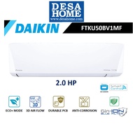 Daikin R32 Inverter Air Cond With Gin-Ion Blue Filter With Built-in Wifi (2.0HP) FTKU50BV1MF