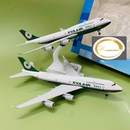 EVA Air Civil Airplane Display Model "Boeing 747" 4 Engines Scale 1:400 20CM – Unique Aviation Gift