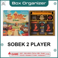 Sobek 2 Player Board Game Box Organizer Insert