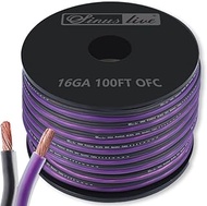 SINUS LIVE 16AWG OFC(Oxygen Free Copper 99.997%) Speaker Wire 100FT Great use for Home Theater Speak