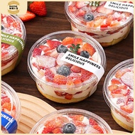 25pcs Cream Mousse Cake Packaging Box 13cm Cake Box Strawberry Cake Packaging Box Dessert Packaging 