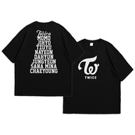 Twice Tshirt Oversized TWICE Logo Merch T-shirt
