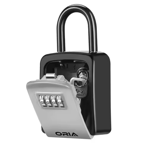 ORIA Password Key Box Outdoor Key Safe Lock Box Decoration Key Code Box Key Storage Lock Box Wall Mo