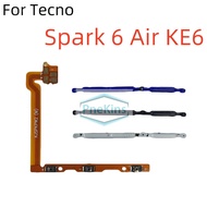 For Tecno Spark 6 Air KE6 Switch On Off Volume Side Button Power Volume Flex Cable