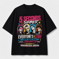 KATUN 5 Seconds Of Summer Word Tour Asia T-shirt made of 100% premium cotton 20s - 5 Seconds Of Summ