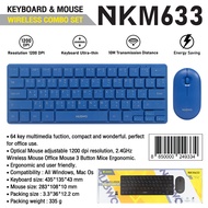 crazysusliki Nubwo NKM-633 Keyboard+Mouse Wireless Combo Set คีย์บอร์ดและเมาส์ไร้สาย