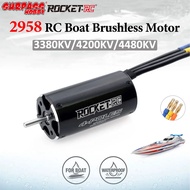 SURPASS HOBBY ROCKET-RC 2958 3380KV/4200KV/4480KV Waterproof Brushless Sensorless Motor 3.175mm For 