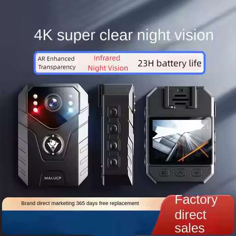 4K 2k AR Small Digtal Body Camera Waterproof 1080P Cam Infrared Night Vision Chest Video Law Enforce