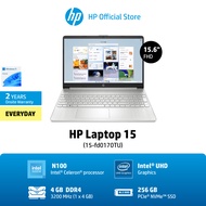 [ผ่อน0%] HP Laptop 15-fd0170TU| Intel® N100 - 4GB - 256GB - Win11 Home - 2Yrs Onsite - โน๊คบุ๊ค Notebook