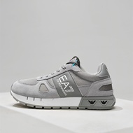 EMPORIO ARMANI EA7 Men's Sneakers Thick-Soled Low-Top Casual Shoes