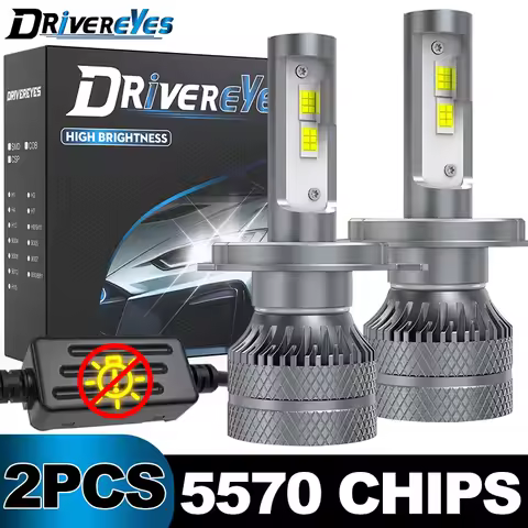 5570 CSP LED H7 H4 H1 9006 9005 HB3 HB4 H11 H8 H9 9012 HIR2 Car Headlights Canbus Decoder 6000K Whit